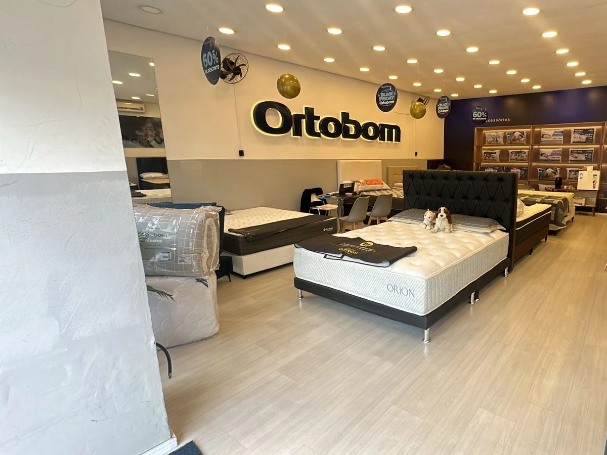Interior da Ortobom Saúde