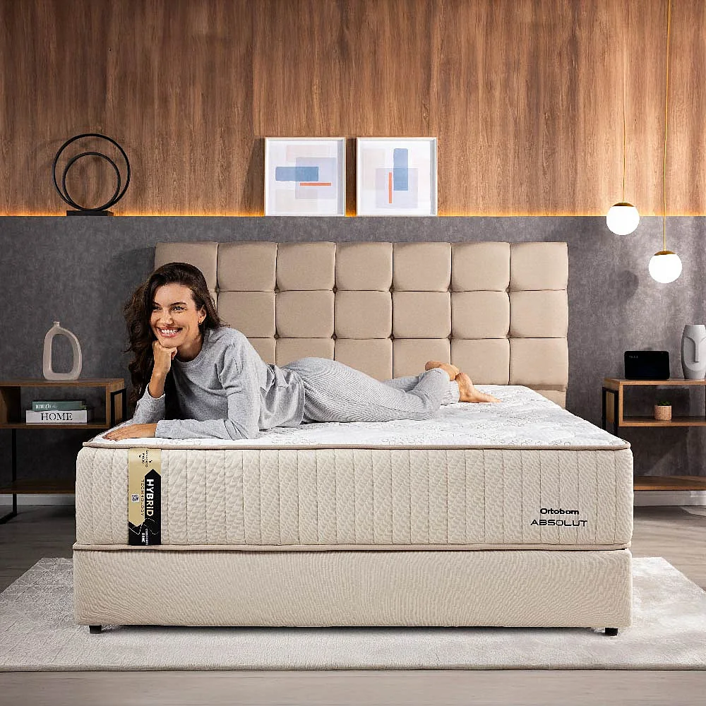 Absolut Ortobom em ambiente de quarto